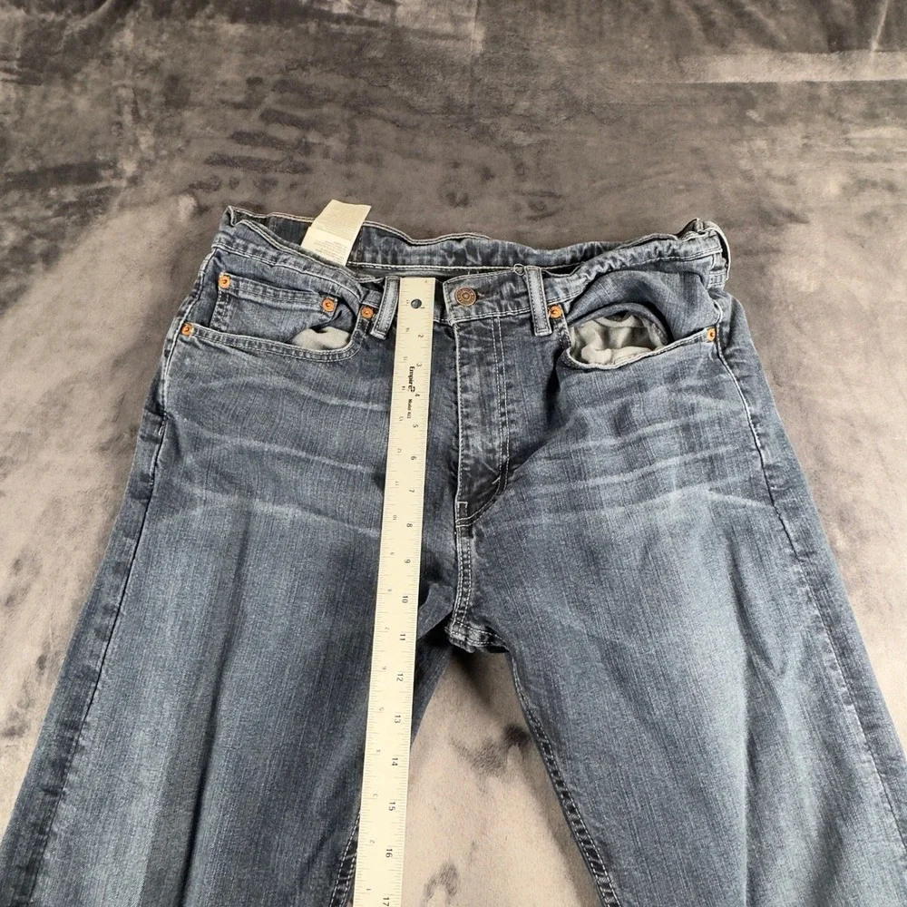 Levi's 514 Straight Fit Jeans Mens 34x30 Blue Stretch Denim Classic Casual